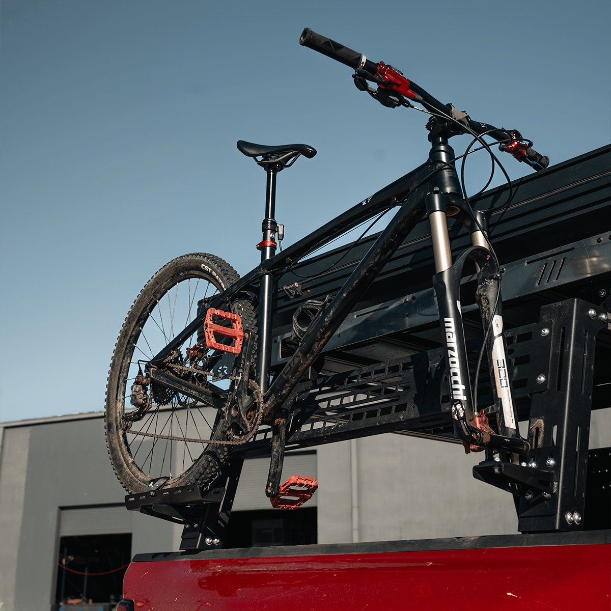 Cali Raised Bed Rack Bike Mount | Truck Brigade
