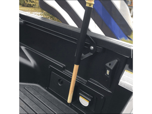 Cali Raised BED RAIL FLAG POLE MOUNT For Toyota Tacoma & Tundra | Truck Brigade