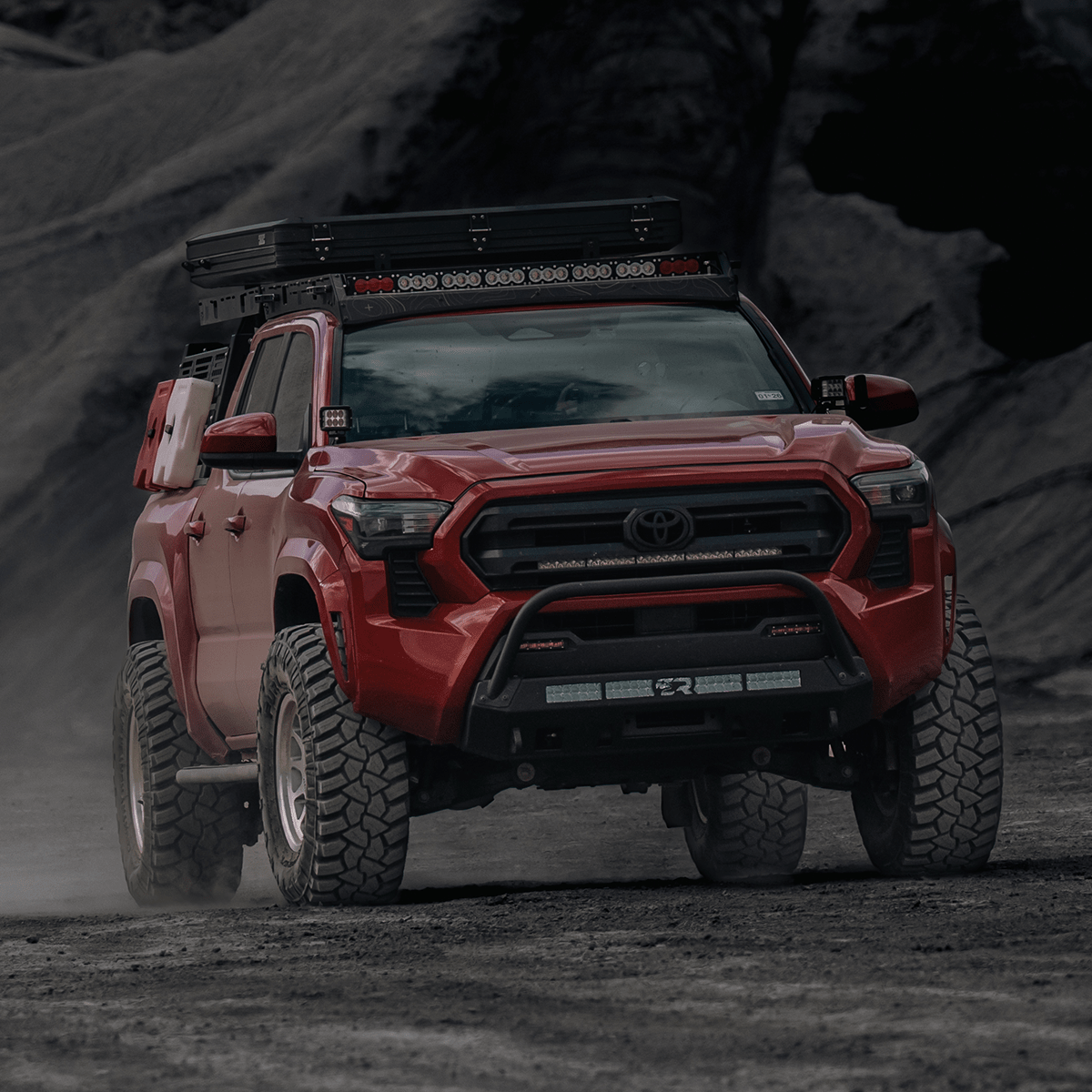 Cali Raised Bolt-On Bull Bar | Toyota Tacoma Stealth Bumper (2024+) | Truck Brigade
