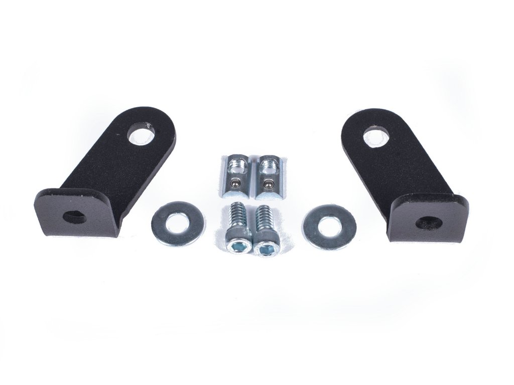 Cali Raised Dual Function Amber-White LED Light Bar Prinsu Mounting Brackets - Truck Brigade