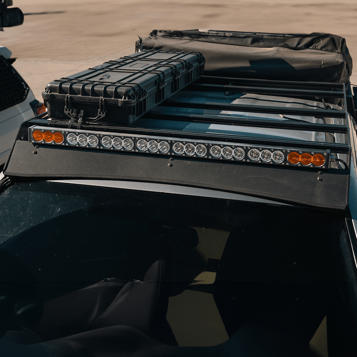 Cali Raised Dual Function Light Bar Sherpa Roof Rack Mounting Bracket Kit | Truck Brigade