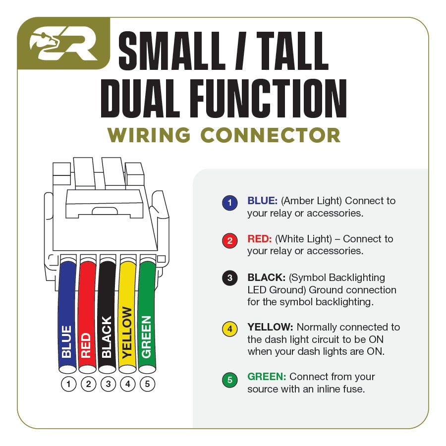 Cali Raised Dual Function Toyota OEM Style Switch Tall Style - Amber and White | Truck Brigade