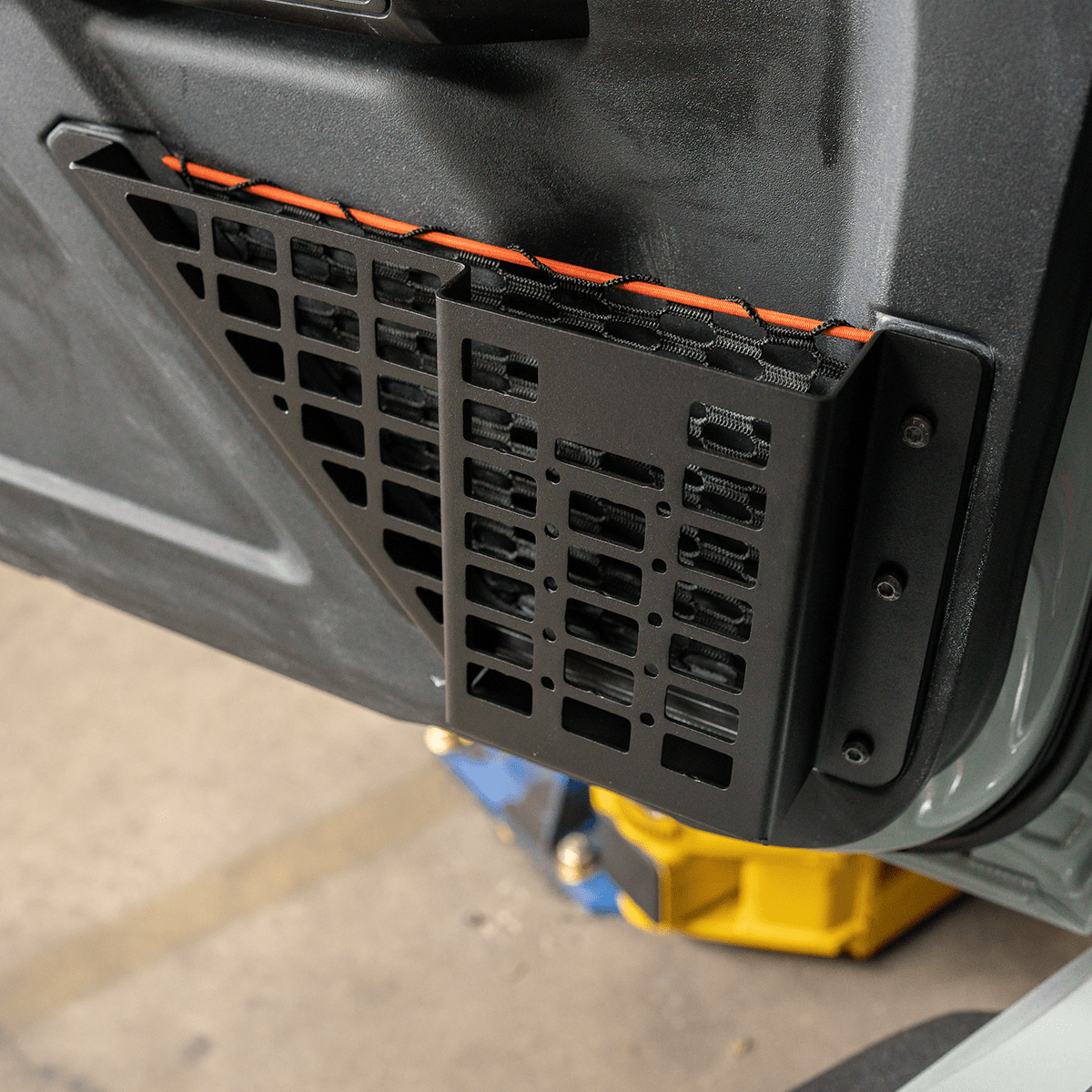 Cali Raised Front Door MOLLE Basket Fits 22+ Ford Bronco Raptor | Truck Brigade
