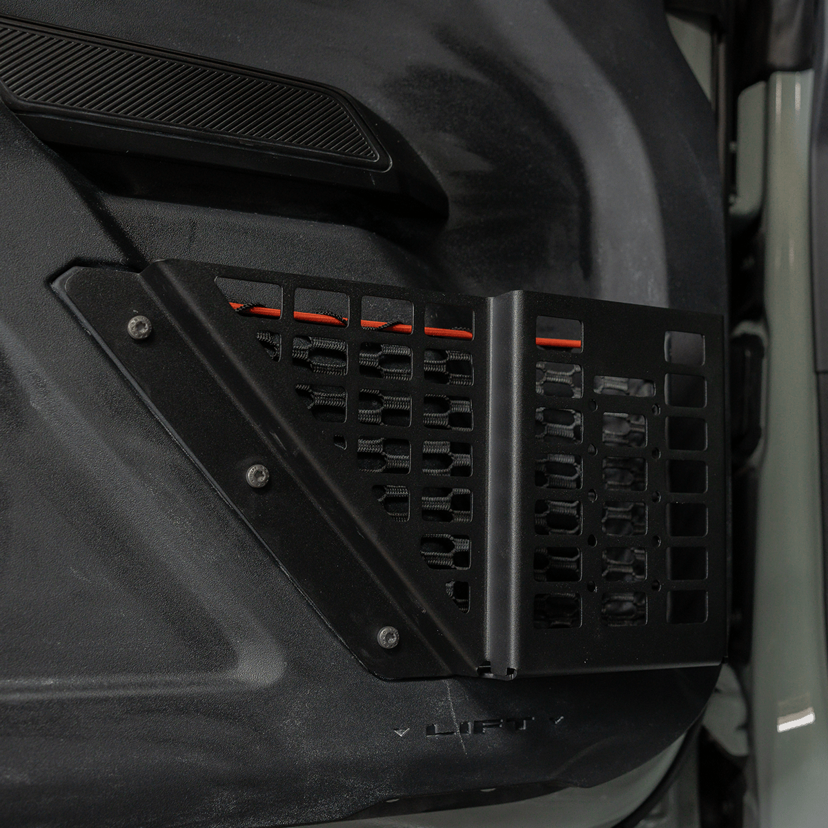 Cali Raised Front Door MOLLE Basket Fits 22+ Ford Bronco Raptor | Truck Brigade