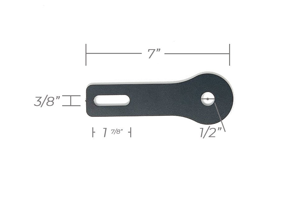 Cali Raised Hood/Ditch Light Extension For CB Antenna Mount | Truck Brigade