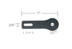 Cali Raised Hood/Ditch Light Extension For CB Antenna Mount | Truck Brigade