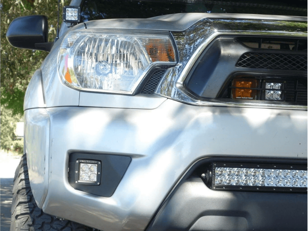 Cali Raised LED Fog Light Pod Replacement Brackets Kit | Toyota Tacoma (2012-2015) | Truck Brigade