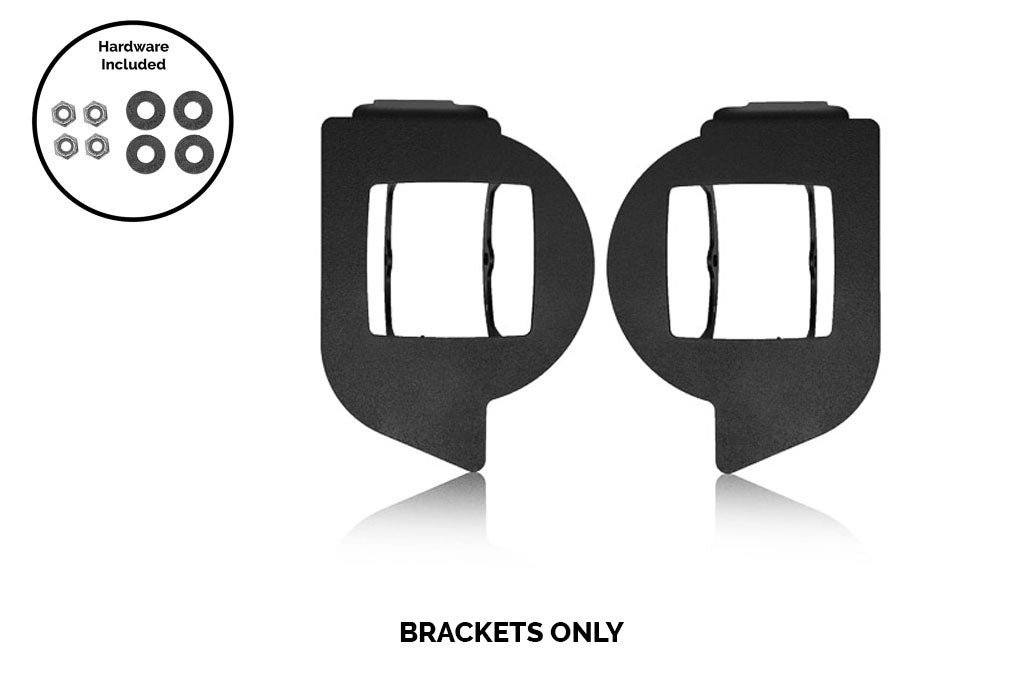Cali Raised LED Fog Light Pod Replacement Mounting Brackets | Toyota 4Runner (2014-2022) - Truck Brigade