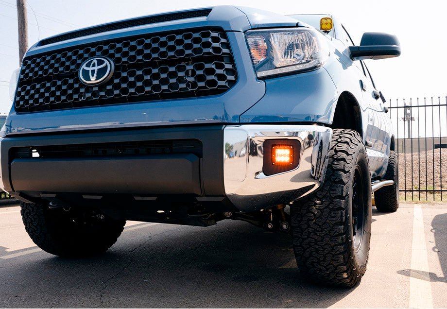 Cali Raised LED Fog Light Pod Replacements Brackets Kit | Toyota Tundra (2014-2021) | Truck Brigade