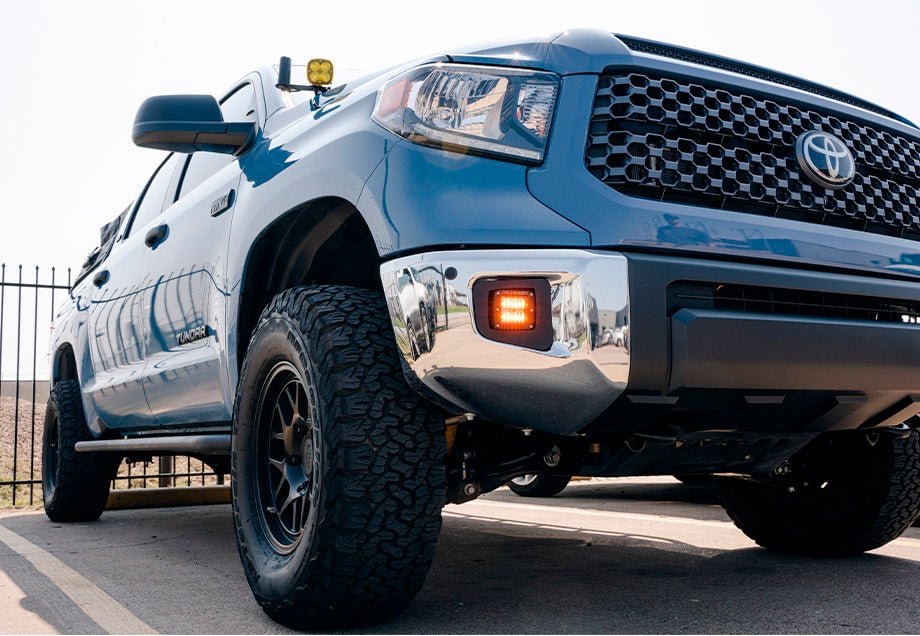 Cali Raised LED Fog Light Pod Replacements Brackets Kit | Toyota Tundra (2014-2021) | Truck Brigade