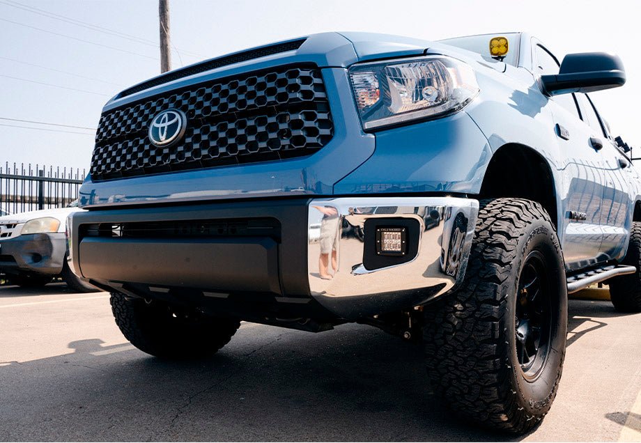 Cali Raised LED Fog Light Pod Replacements Brackets Kit | Toyota Tundra (2014-2021) | Truck Brigade