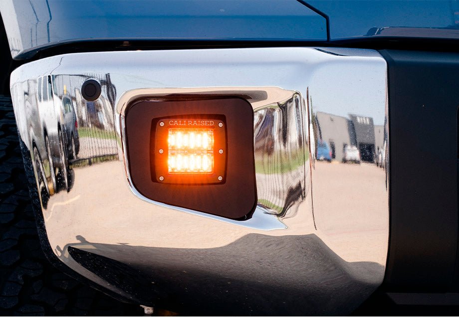 Cali Raised LED Fog Light Pod Replacements Brackets Kit | Toyota Tundra (2014-2021) | Truck Brigade