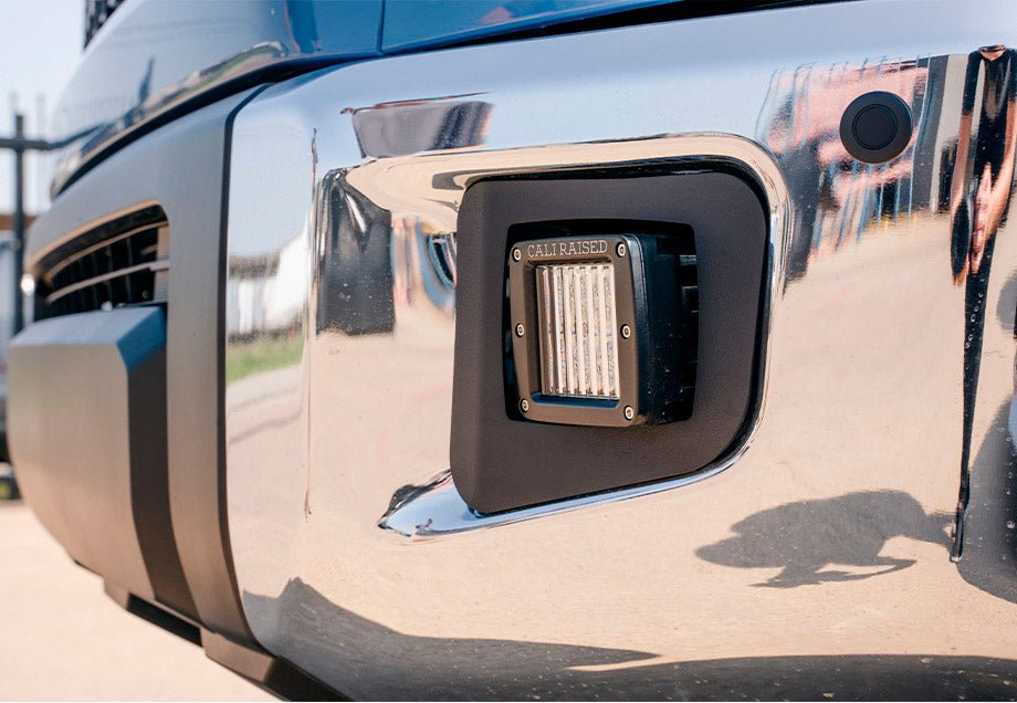 Cali Raised LED Fog Light Pod Replacements Brackets Kit | Toyota Tundra (2014-2021) | Truck Brigade