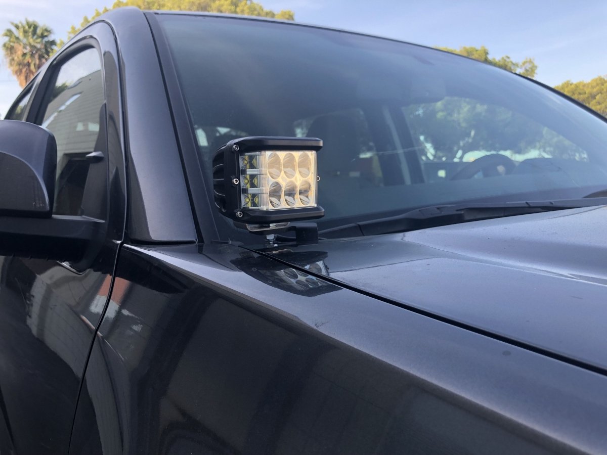 Cali Raised Low Profile Ditch Light Bracket Kit | Toyota Tacoma (2016-2023) | Truck Brigade