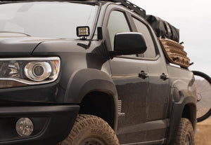 Cali Raised Low Profile Ditch Light Brackets Kit | Chevy Colorado/Canyon (2015-2022) | Truck Brigade