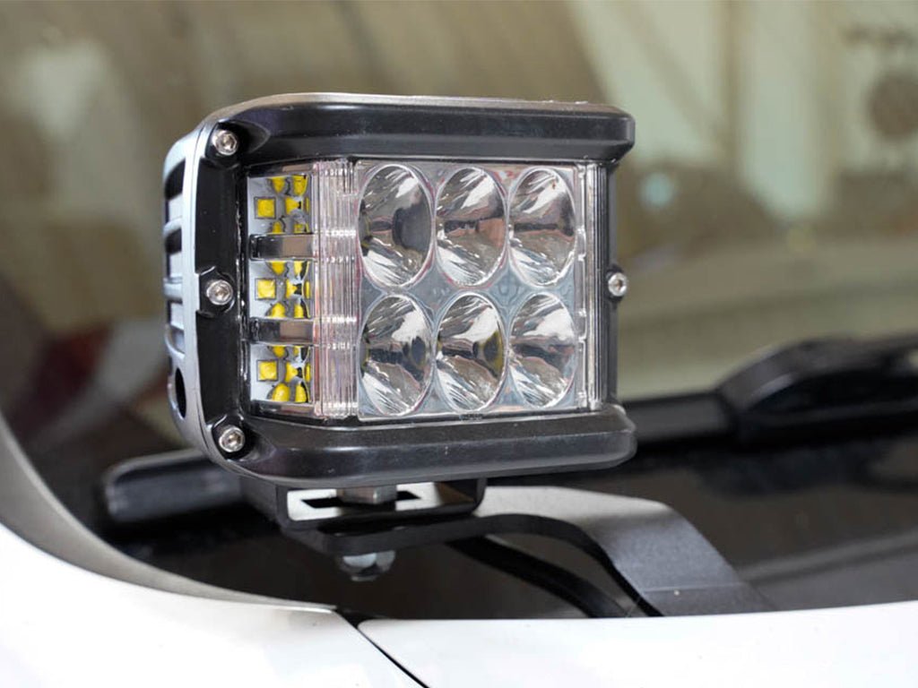 Cali Raised Low Profile LED Ditch Light Brackets Kit | Lexus GX 460 (2010-2022) | Truck Brigade