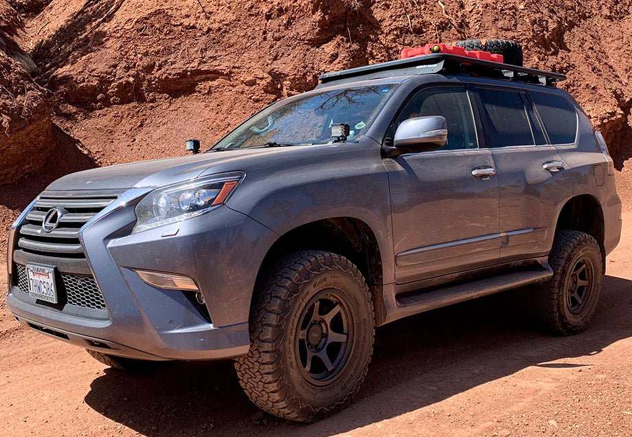 Cali Raised Low Profile LED Ditch Light Brackets Kit | Lexus GX 460 (2010-2022) | Truck Brigade