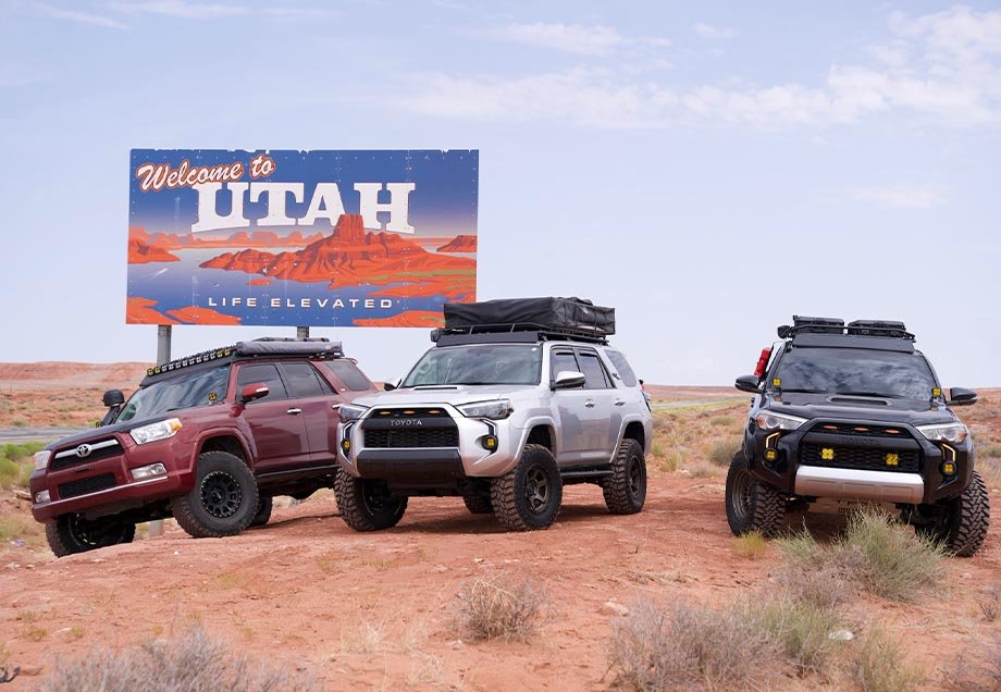 Cali Raised Low Profile LED Ditch Light Brackets | Toyota 4Runner (2010-2024) | Truck Brigade