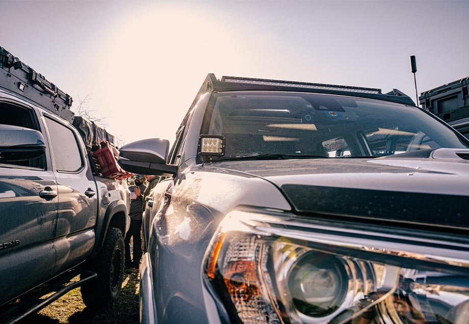 Cali Raised Low Profile LED Ditch Light Brackets | Toyota 4Runner (2010-2024) | Truck Brigade