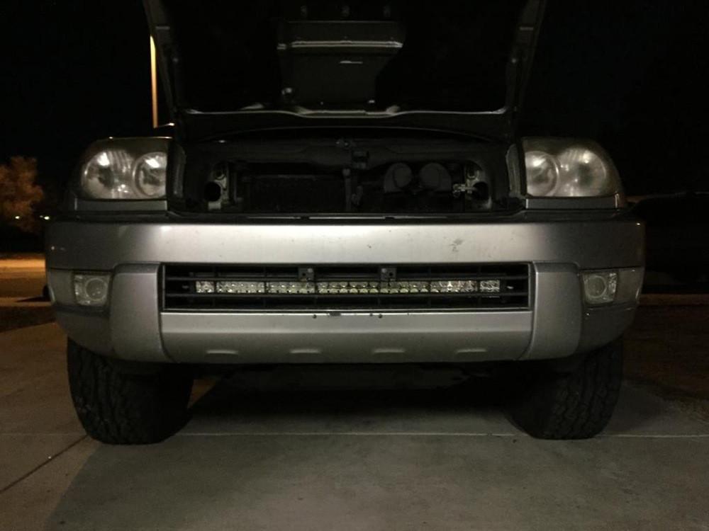 Cali Raised Lower Bumper Hidden 32 Inch LED Light Bar Bracket Kit | Toyota 4Runner (2003-2009) - Truck Brigade