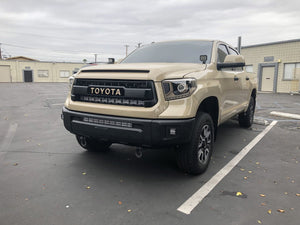 Cali Raised Lower Bumper Hidden 32 Inch LED Light Bar Bracket Kit | Toyota Tundra (2014-2021) | Truck Brigade