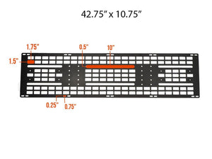 Cali Raised MOLLE Panel for Prinsu Roof Rack | Truck Brigade