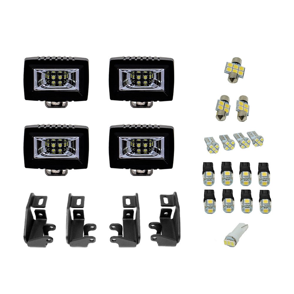 Cali Raised Premium Roof Rack 360 Lighting Kit for 4Runner | Truck Brigade