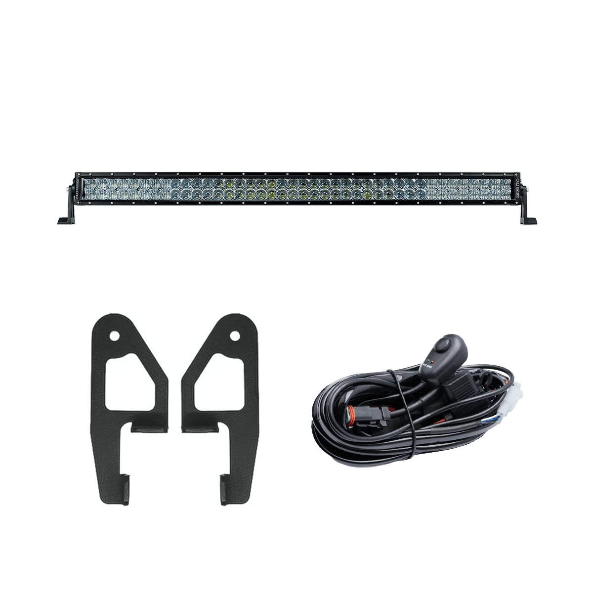 Cali Raised Premium Roof Rack Front Light Bar Kit | Toyota Tacoma/2025+ Toyota 4Runner (2024+) | Truck Brigade
