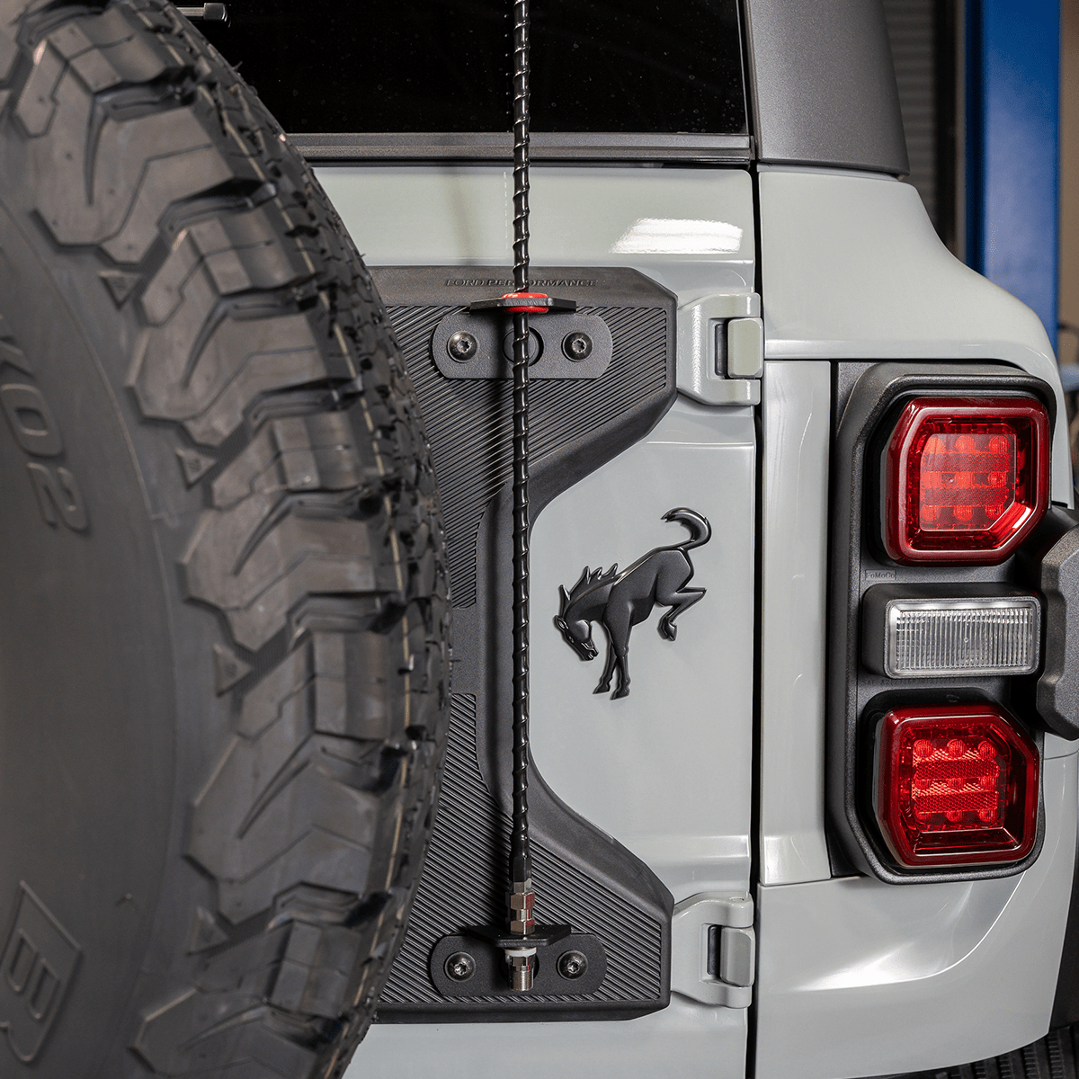 Cali Raised Rear Antenna Mount Fits 22+ Ford Bronco Raptor | Truck Brigade
