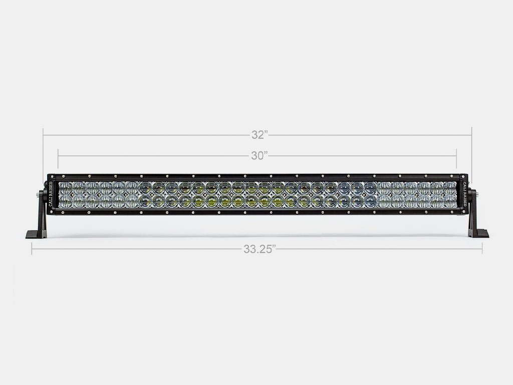 Cali Raised Second 32" Light Bar with Relocation Mounts | Tacoma Stealth Bumper (2016-2023) | Truck Brigade