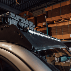 Cali Raised Sherpa Roof Rack LED Light Bar Bracket Kit | Truck Brigade