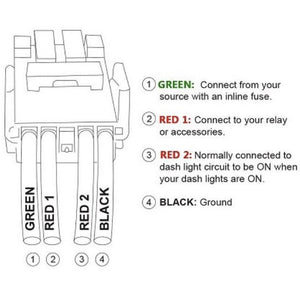 Cali Raised Small Style Toyota OEM Style Switch - Bumper Light Bar - Truck Brigade