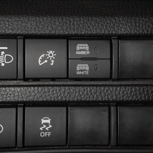 Cali Raised Square Style Dual Function Toyota OEM Style "AMBER & WHITE" Switch | Truck Brigade