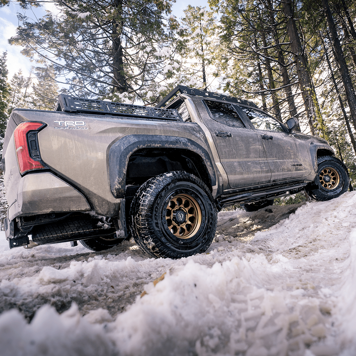 Cali Raised Step Edition Bolt-On Rock Sliders | Toyota Tacoma (2024) | Truck Brigade