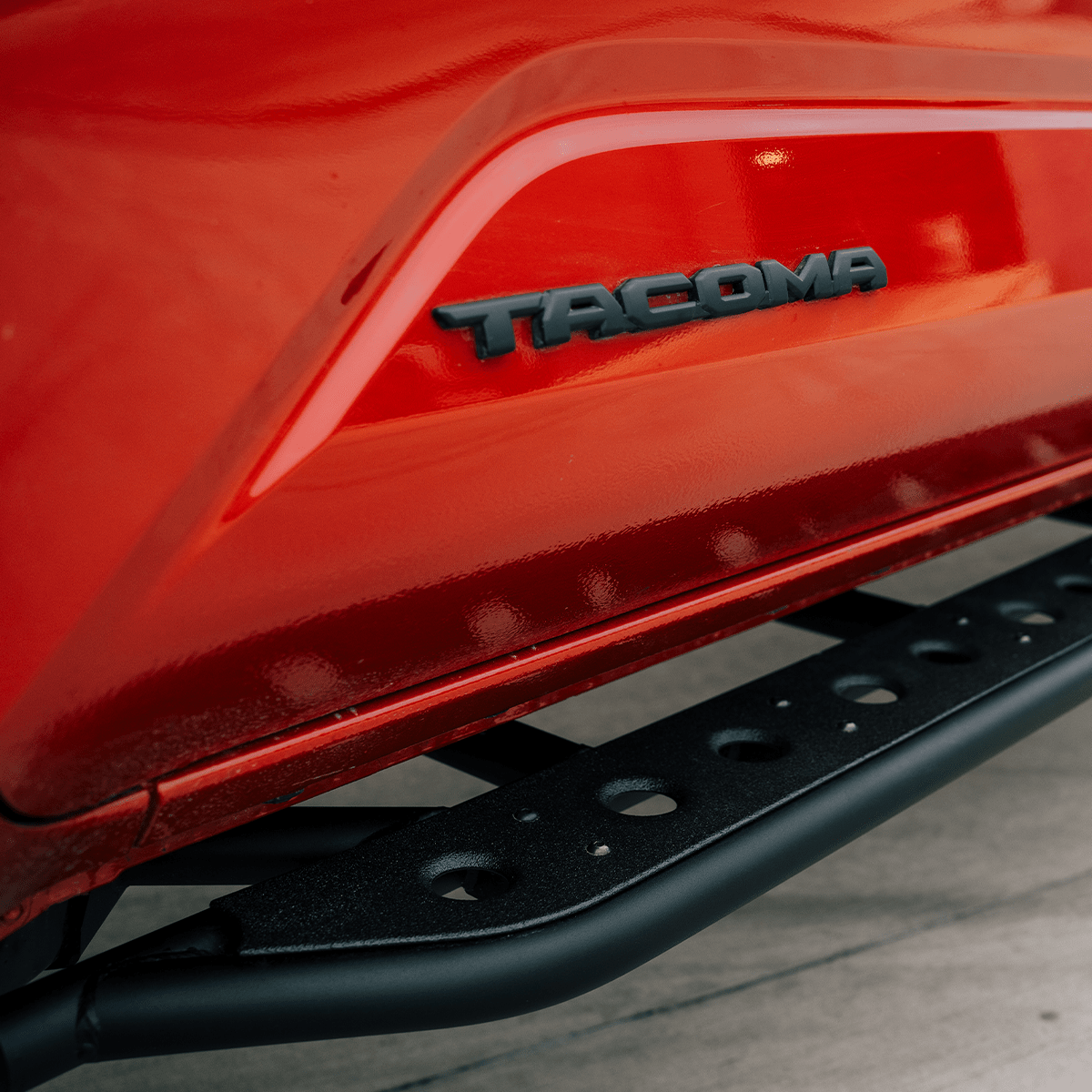 Cali Raised Step Edition Bolt-On Rock Sliders | Toyota Tacoma (2024) | Truck Brigade