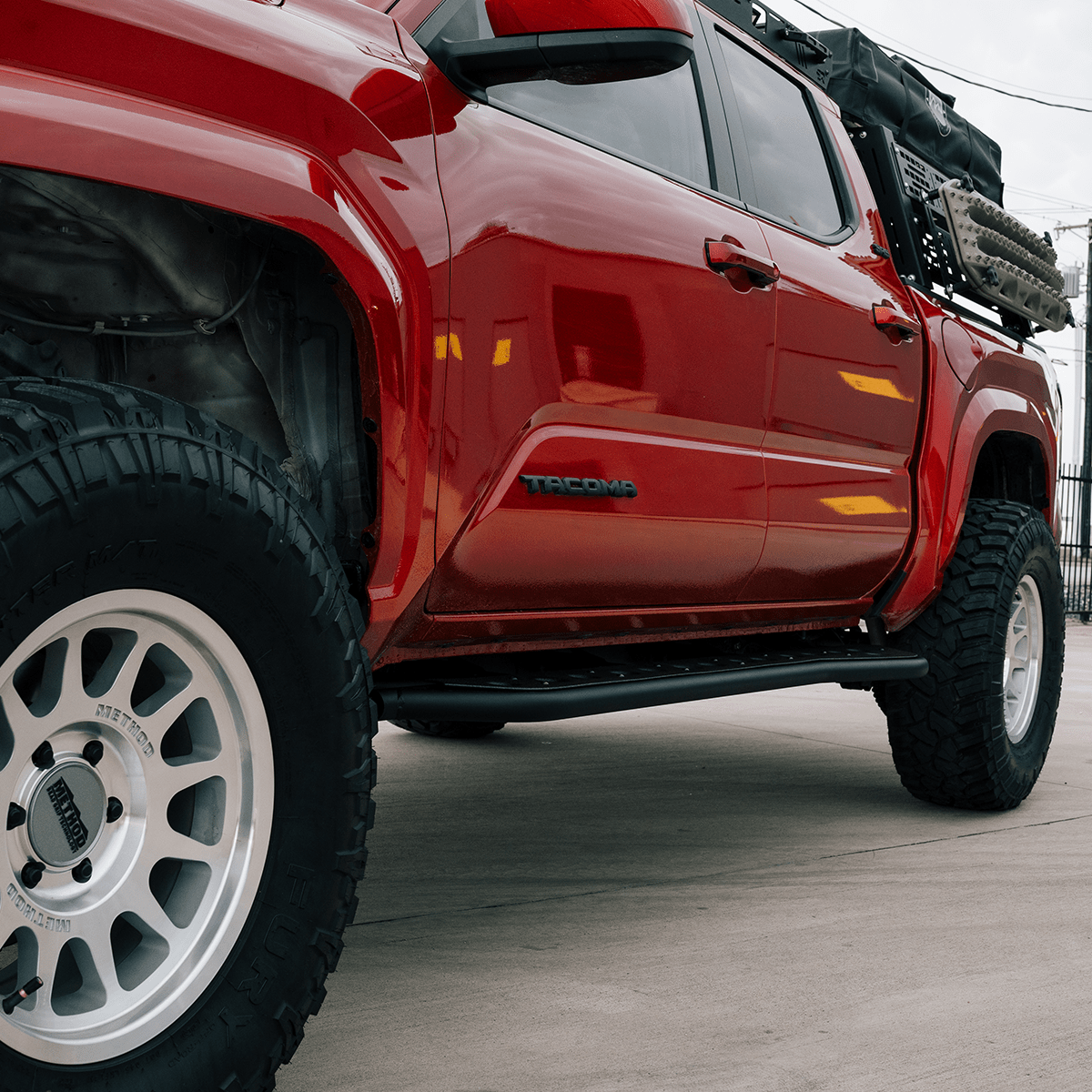Cali Raised Step Edition Bolt-On Rock Sliders | Toyota Tacoma (2024) | Truck Brigade
