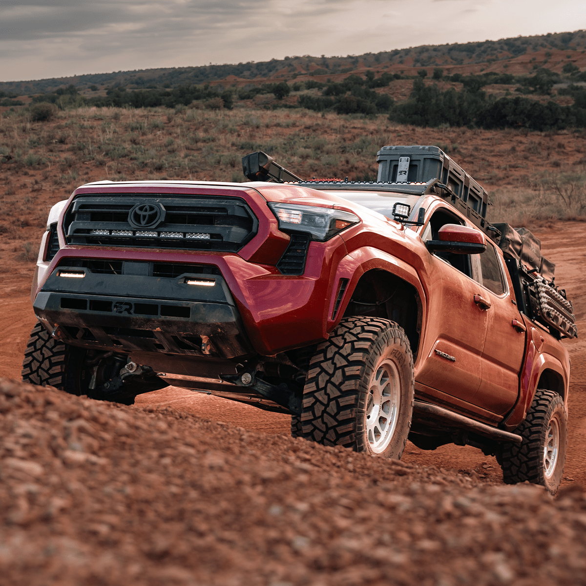 Cali Raised Step Edition Bolt-On Rock Sliders | Toyota Tacoma (2024) | Truck Brigade