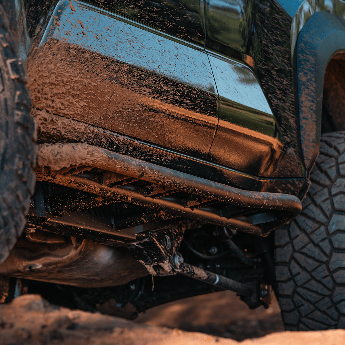 Cali Raised Step Edition Rock Sliders | Toyota Land Cruiser (2024+) | Truck Brigade