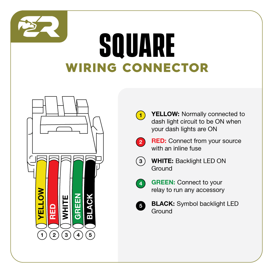Cali Raised Toyota OEM Square Style "AIR COMPRESSOR" Switch | Truck Brigade