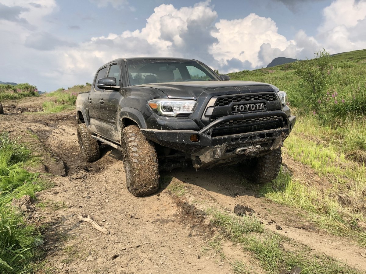 Cali Raised Trail Edition Bolt-On Rock Sliders | Toyota Tacoma (2005-2023) | Truck Brigade