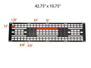 Cali Raised Victory 4x4 Roof Rack Mounted MOLLE Gear Panel | Truck Brigade