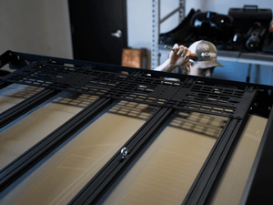Cali Raised Victory 4x4 Roof Rack Mounted MOLLE Gear Panel | Truck Brigade