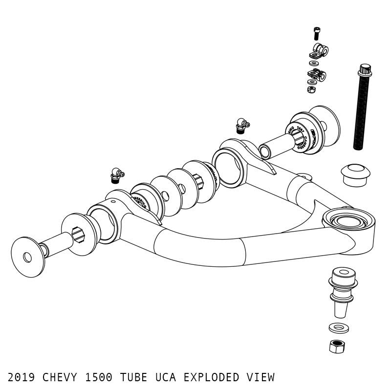 Camburg Performance Uniball Upper Control Arms | Chevy Silverado 1500 (2019-2024) - Truck Brigade