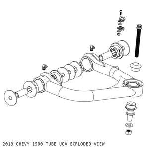 Camburg Performance Uniball Upper Control Arms | Chevy Silverado 1500 (2019-2024) - Truck Brigade