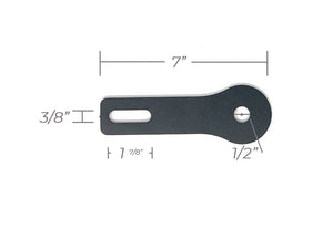Cali Raised Hood/Ditch Light Extension For CB Antenna Mount