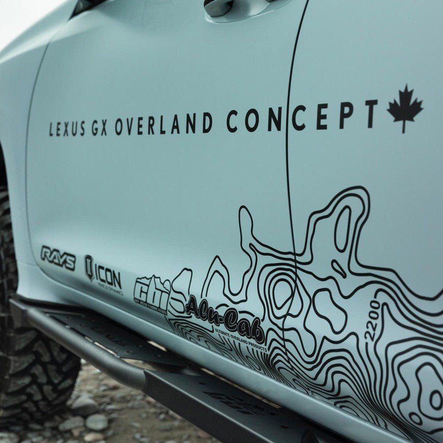 CBI Offroad Overland Bolt-On Rock Sliders | Lexus GX460 (2010-2022) - Truck Brigade