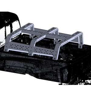 Chassis Unlimited 12" Thorax Overland Bed Rack System | Toyota Tacoma (2005-2022) - Truck Brigade