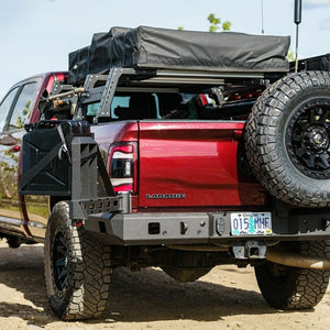 Chassis Unlimited High Clearance Dual Swing Out Rear Bumper | RAM 3500 (2010-2022) - Truck Brigade