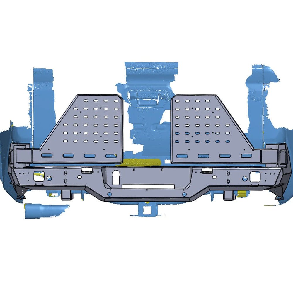 Chassis Unlimited Octane Dual Swing Out Rear Bumper | Toyota Tacoma (2024) - Truck Brigade