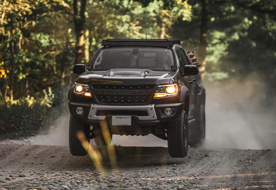 Cali Raised Low Profile Ditch Light Brackets Kit | Chevy Colorado/Canyon (2015-2022)
